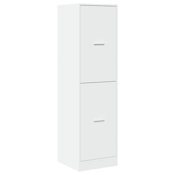 vidaXL Armoire d'apothicaire blanc 40x41x144,5 cm bois d'ing&eacute;nierie