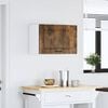 vidaXL Armoire murale de cuisine Porto ch&ecirc;ne fum&eacute; bois d'ing&eacute;nierie
