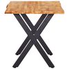 vidaXL Table à manger 140x80x75 cm bois de chêne massif