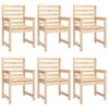 vidaXL Ensemble à manger de jardin 7 pcs bois massif de pin