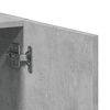 vidaXL Armoire de classement gris b&eacute;ton 60x32x115 cm bois d'ing&eacute;nierie