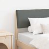 vidaXL Tête de lit capitonnée Gris foncé 75 cm Pin massif