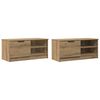 vidaXL Meubles TV 2 pcs ch&ecirc;ne artisanal 80x35x36,5cm bois d'ing&eacute;nierie