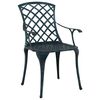 vidaXL Chaise de jardin Vert 61 x 60,5 x 93cm Aluminium