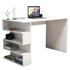 Homemania Bureau d'ordinateur Limber 120x60x75 cm Blanc