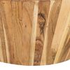 vidaXL Table basse &Oslash;65x31 cm Bois d'acacia solide