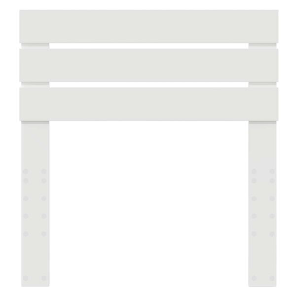 vidaXL T&ecirc;te de lit Blanc 100 cm Bois d'ing&eacute;nierie