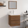 vidaXL Meubles de salle de bain Ch&ecirc;ne marron Bois d'ing&eacute;nierie