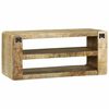 vidaXL Meuble TV Marron 80 x 32 x 36 cm Bois de manguier massif