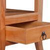 vidaXL Table de chevet bois d'acajou massif