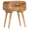 vidaXL Table de chevet 43 x 30 x 58 cm Bois de manguier massif