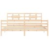 vidaXL Cadre de lit sans matelas bois massif