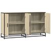 vidaXL Buffet chêne sonoma 134x35x76 cm bois d'ingénierie