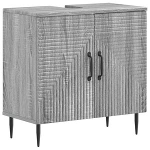 vidaXL Meuble sous Lavabo de Salle de Bain HAARLEM Sonoma gris