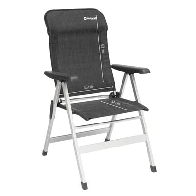 Outwell Chaise pliable Ontario noir et gris