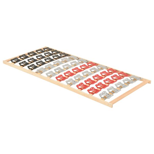 vidaXL Cadre de lit avec 12 lattes et supports 100x200 cm