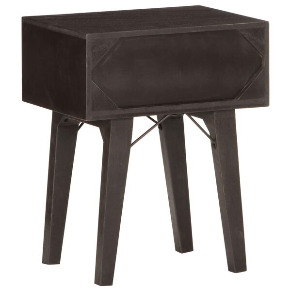 vidaXL Table de chevet 40 x 30 x 50 cm Bois de r&eacute;cup&eacute;ration massif