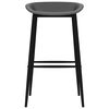 vidaXL Chaises de bar lot de 2 gris