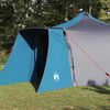 vidaXL Tente Tipi avec toit Bleu et gris 492 x 492 x 275 cm tissu