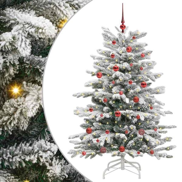 vidaXL Sapin de No&euml;l Artificiel &agrave; Branches Articul&eacute;es Blanc 150 cm