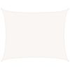 vidaXL Voile d'ombrage 160 g/m&sup2; Blanc 6x8 m PEHD