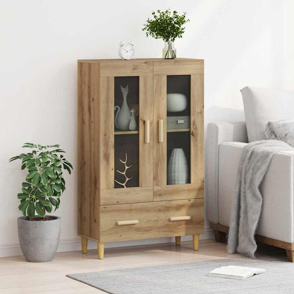vidaXL Haut Armoire Ch&ecirc;ne artisanal 70 x 31 x 115 cm Bois d'ing&eacute;nierie