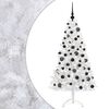 vidaXL Sapin de No&euml;l artificiel avec boules 210 cm 300 LED Blanc chaud