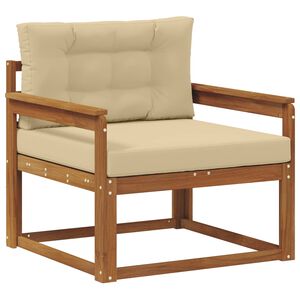 vidaXL Sofa de milieu ext&eacute;rieur Naturel
