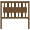 vidaXL Tête de lit Marron miel 105,5x4x100 cm Bois massif de pin
