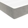 vidaXL Matelas de lit à ressorts ensachés 90x210x20 cm velours