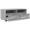 vidaXL Meuble TV Gris Sonoma 100 x 48 x 43 cm Bois d'ing&eacute;nierie