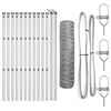 vidaXL Cl&ocirc;ture en fil soud&eacute; pour sol 25 x 0,6 m (l x h)