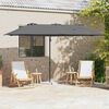 vidaXL Parasol cantilever de jardin Anthracite 372 x 198 x 243 cm