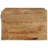 VidaXL Meuble TV mural 100x30x19 cm bois massif de manguier brut