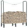 vidaXL Portant de bois de chauffage Anthracite 120x35x120 cm Acier