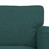 vidaXL Canap&eacute; 2 pcs Vert fonc&eacute; 144 x 80 x 85 cm tissu