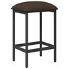 vidaXL Tabouret de bar Taupe 40 x 32 x 74 cm Bois d'ing&eacute;nierie