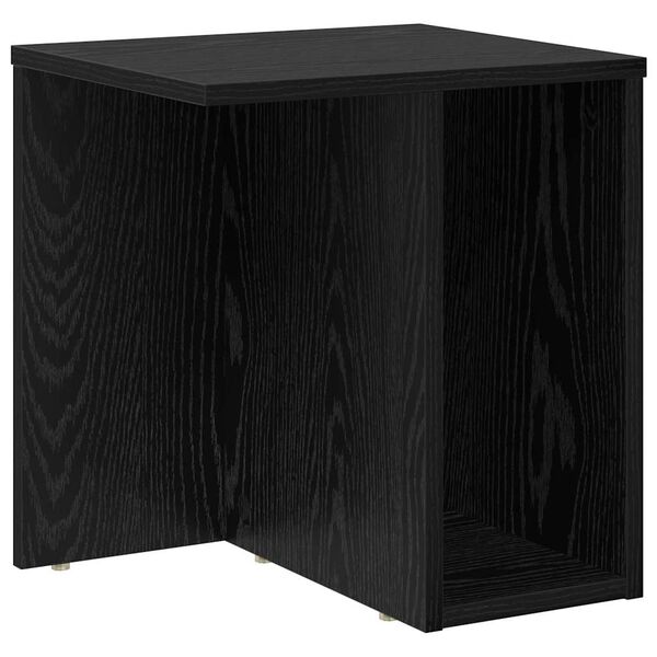 vidaXL Table d'appoint Ch&ecirc;ne noir 37 x 32 x 40 cm Bois d'ing&eacute;nierie