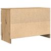 vidaXL Meuble TV ch&ecirc;ne artisanal 80x35x54 cm bois d'ing&eacute;nierie