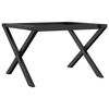 vidaXL Pieds de table basse cadre en X 50x40x38 cm acier