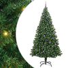 vidaXL Sapin de No&euml;l artificiel Vert 240 cm PVC, Acier et Plastique