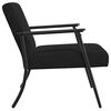vidaXL fauteuil Noir 59 x 75 x 78 cm Velours