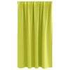 vidaXL Rideaux occultants avec anneaux 2 pcs Vert 140 x 140 cm