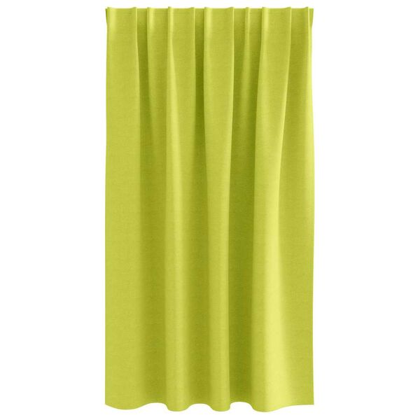 vidaXL Rideaux occultants avec anneaux 2 pcs Vert 140 x 140 cm