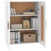 vidaXL Armoire murale blanc 69,5x32,5x90 cm bois d'ing&eacute;nierie
