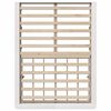 vidaXL Cadre de lit Blanc 120 x 190 cm Bois de pin massif