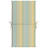 vidaXL Coussins de chaise de jardin lot de 2 Multicolore 100x50x3 cm