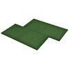 vidaXL Carreaux de protection antichoc 12pcs Caoutchouc 50x50x3cm Vert