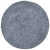 vidaXL Tapis shaggy PAMPLONA poils longs moderne bleu Ø 160 cm
