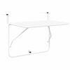 vidaXL Table Suspendue de Balcon Blanc 60 x 39 x 65 cm Acier